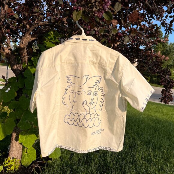 Aime Leon Dore Lesvos Cropped Camp Shirt [Brand New] - Picture 4 of 13